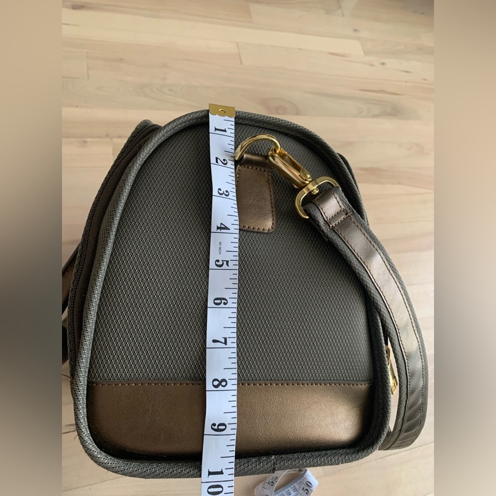 DIANE VON FURSTENBERG - Vintage Travel Vanity Case Weekender Bag w Strap & Pouch - Picture 12 of 13